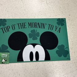 So cute for any St. Patty’s Day lover. Approx 18” x 30”. S