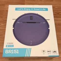 BR151 2-in-1 Robot Vacuum & Mop - WiFi, App, Voice & Remote Control