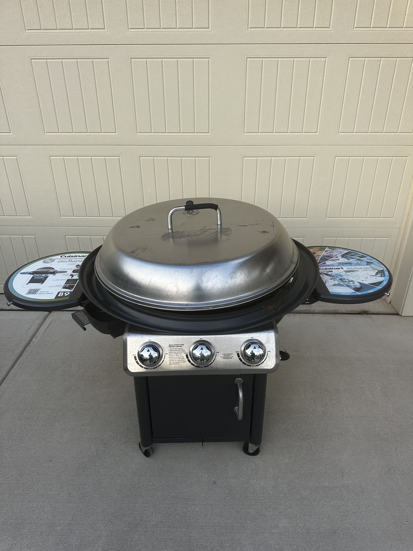 CUISINART 360 XL GRIDDLE $200