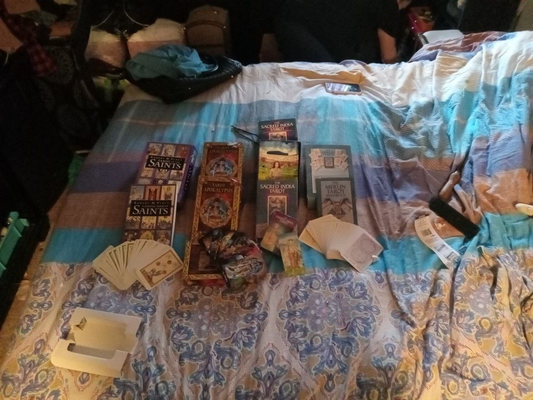 4 Tarot Card Sets. Sacred India Merlin ,Saints,Apokalypsis.,All Products : American Fashion Style Bags On Sale