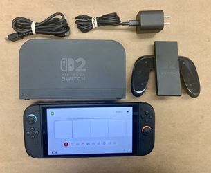 Nintendo Switch 2 2nd Generation 256 Gb Memory Storage Handheld Portable Console Touchscreen Display Joysticks Controllers Game Gamer