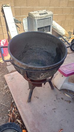 Copper cauldron