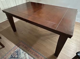 Expandable Dining Table Set – Table, Bench & 3 Chairs
