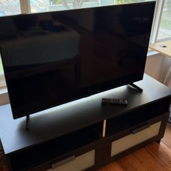 45” Samsung TV And Ikea Stand