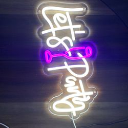Neon wall light