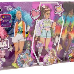 Barbie EXTRA 5 Doll Set With Pets And Accessories 
