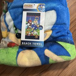 Sonic Beach Towel
