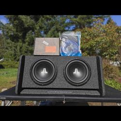 JL Audio 10s JL Ported Box New Amp And Wiring Kit