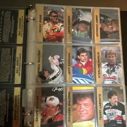 NASCAR 191 Card Collection Binder: 1993 Action Packed & 1994 Finish Line + Bonus