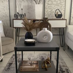 Grey Side Table/End Table Or Coffee Table 