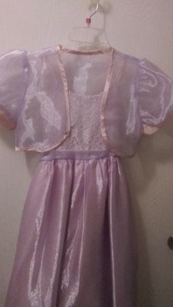 Purple dress girls dress [size12]