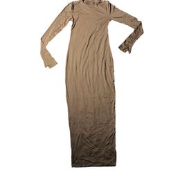 Long Sleeve with Gloves Women's Backless Bodycon Maxi Dress