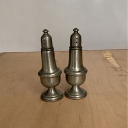 Pewter  Salt And Pepper Shakers