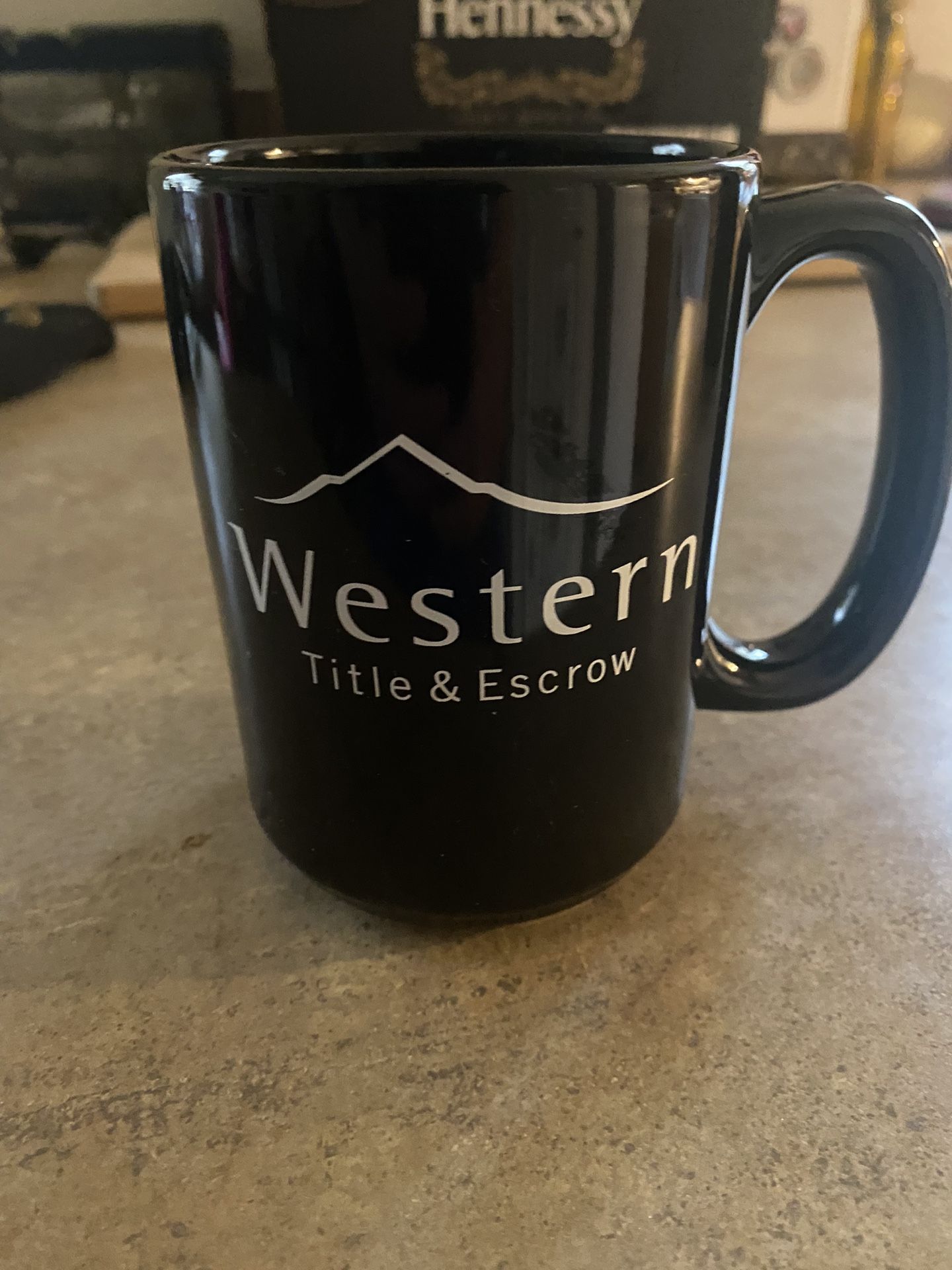 Black Western Title & Escrow Mug