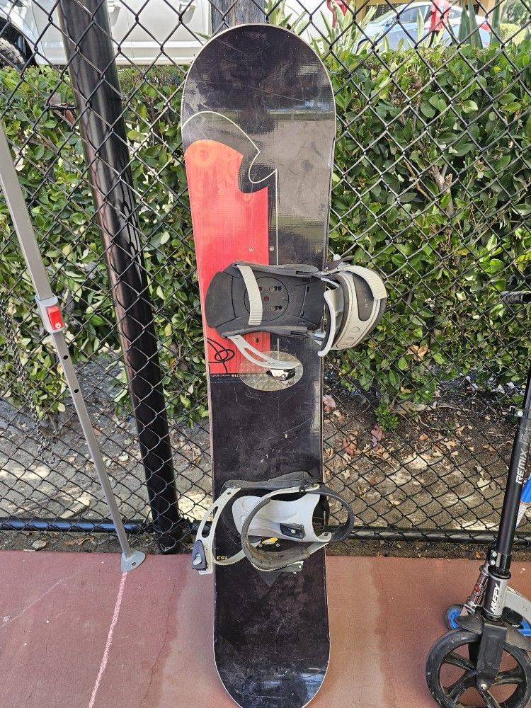 Gnu Snowboard With Airwalk Bindings for Sale in Rancho Cucamonga, CA
