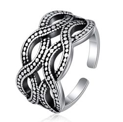 925 stamped sterling silver ring retro