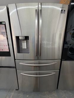 Samsung Counter Depth 4 Door Refrigerator with Door In Door
