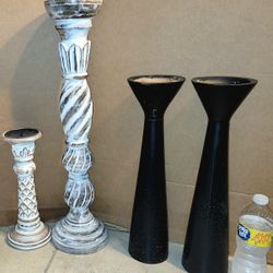 Pillar Candle Holders, Sconce, Candle Stand, Pricket, Lampad, Girandole, Menorah, Candelabra 2for$20