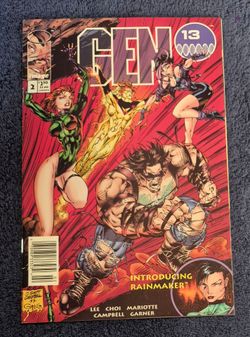 GEN 13 VOL 1 # 2 NEWSSTAND ED NM 1994 IMAGE COMICS WILDSTORM J SCOTT CAMPBELL ALEX GARNER