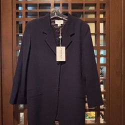Emanuel Ungaro Navy Blue Blazer