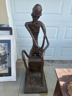Brass statue