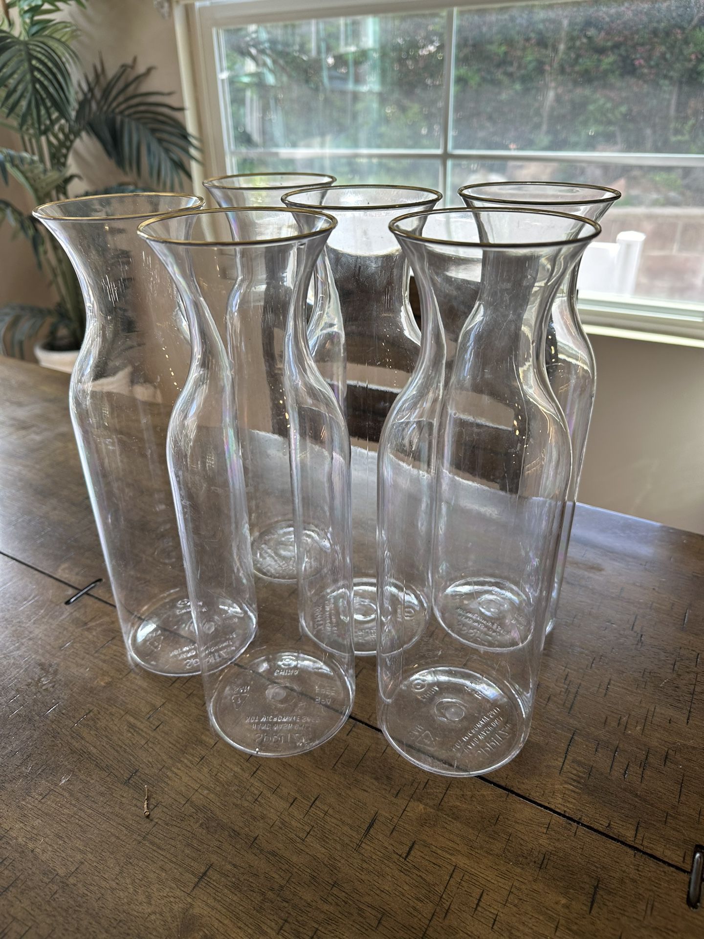 6 Acrylic Water Carafes - MUST GO