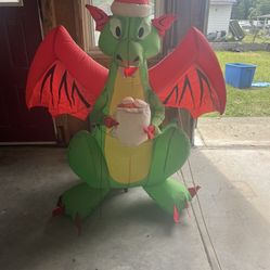 Christmas Dragon Inflatable 