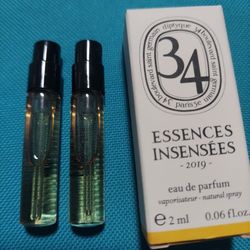 dipyque 34  eau de perfume 2ml