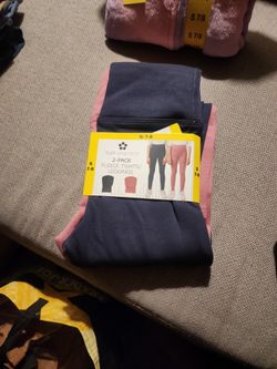 Girls 7/8 Fleece Leggings