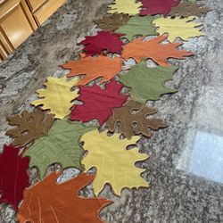 Croft & Barrow Orange Leaf Table Accent