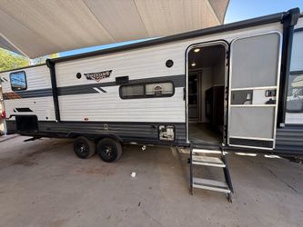 2022 Wildwood 30 foot bunk room trailer with slideout sleeps 10