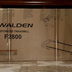 Walden Sports Folding Electric Treadmill with Handle - Portable Running Machine LCD Screen - 6.2mp/h Adjustable Speed