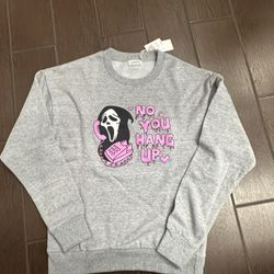 Crewneck Ghostface Scream Color Gray 