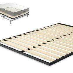 9319: New Zinus Deepak Easy Assembly Wood Slat 1.6 Inch Bunkie Board, Bed Slat Replacement, King
