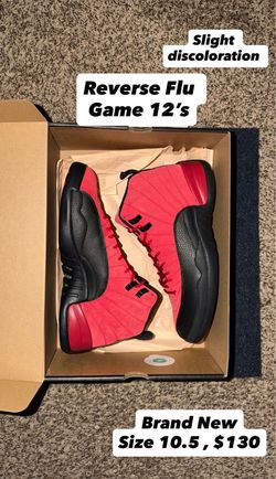 Jordan 12 Reverse Flu Game