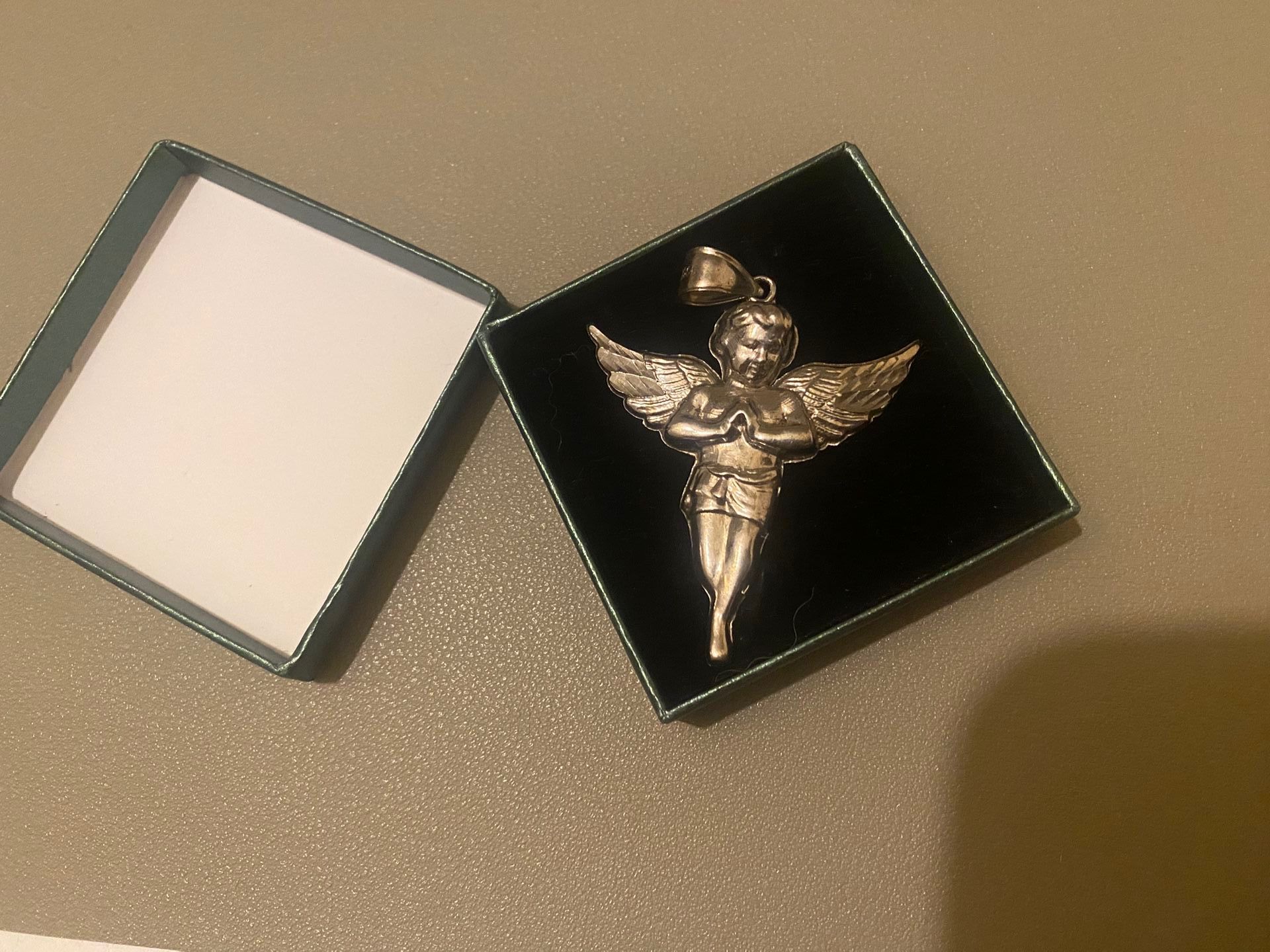2.5” Angel Pendant Sterling Silver 925