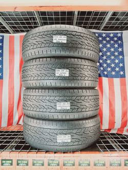 💰 Best deals are ca$h in person 4 USED TIRES 255/55R20 CONTINENTAL CROSSCONTACT LX SPORT 255 55 20
