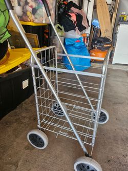 Folding Shopping Cart with Wheels