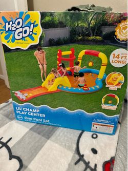 H2OGO! Lil' Champ Play Pool Center with Slide