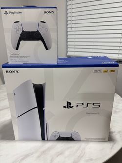 PlayStation 5 Slim Console 1TB memory w/extra controller.