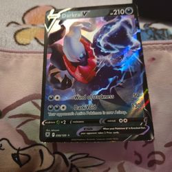 Pockemon Card Darkrai V Hp 210