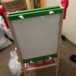 $10 Dry Erase, Chalk Board Easel.