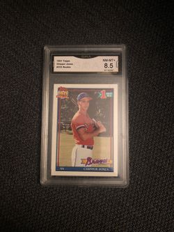 Chipper Jones RC GMA Graded