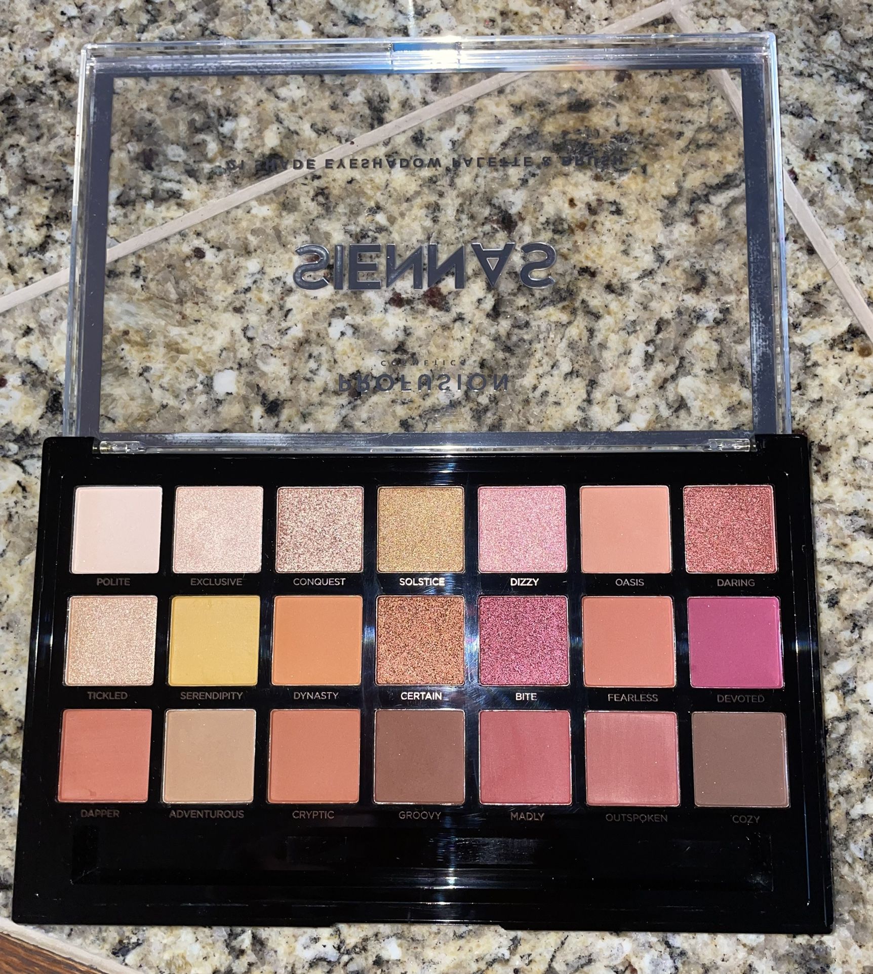 Profusion Cosmetics Siennas Eyeshadow Makeup Palette