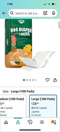 Dog Diaper Liners And 3 Reusable Female Diapers Have 3