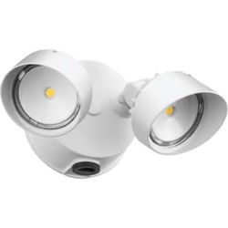 Lithonia Lighting 2100-Lumen 180-Watt EQ White LED Dusk-to-Dawn Photocell  Floodlight