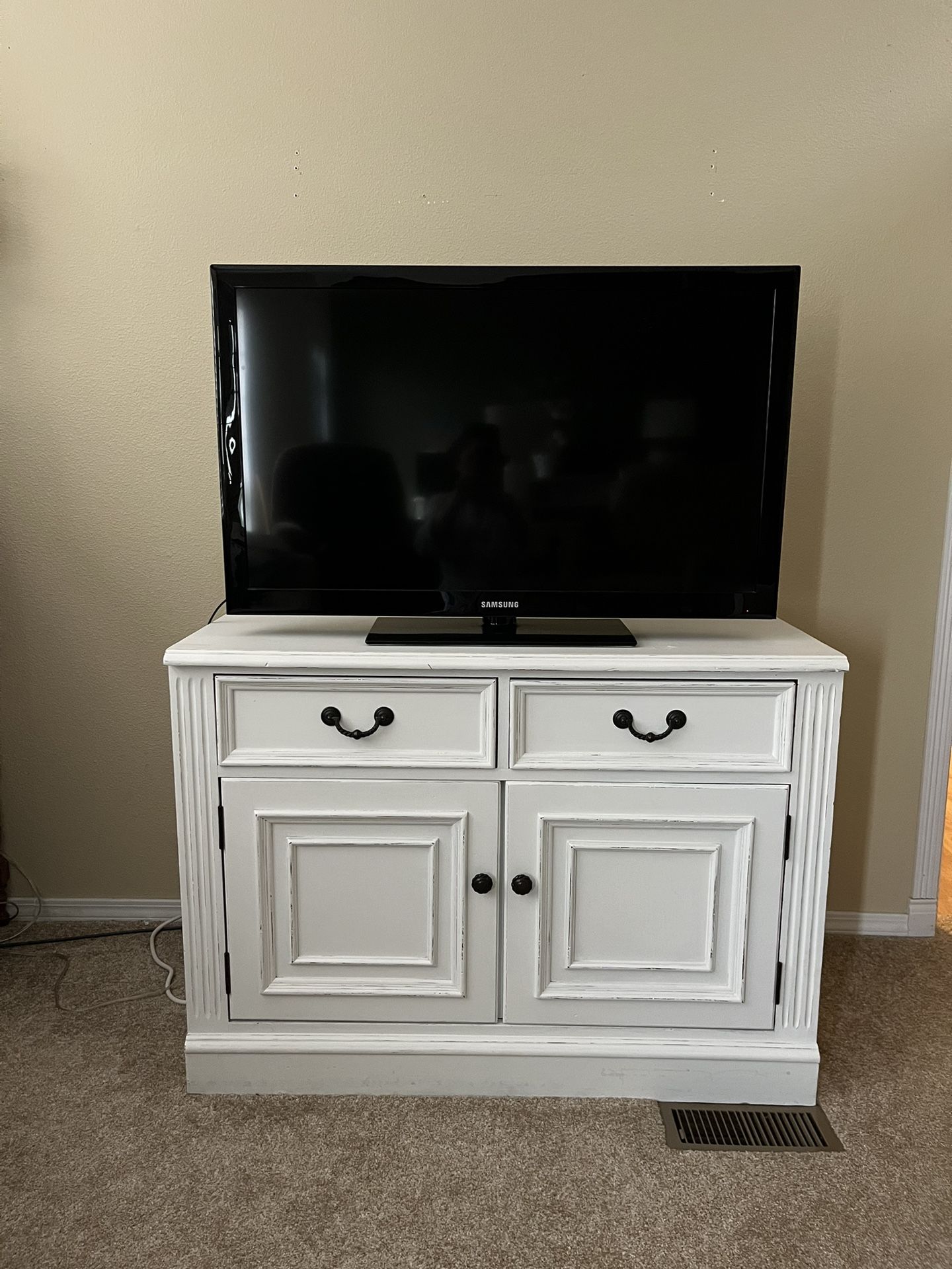 TV STAND/BUFFET SOLID WOOD