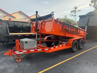 6x12 dump trailer 7GA