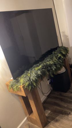 Large Flat Screen TV and base