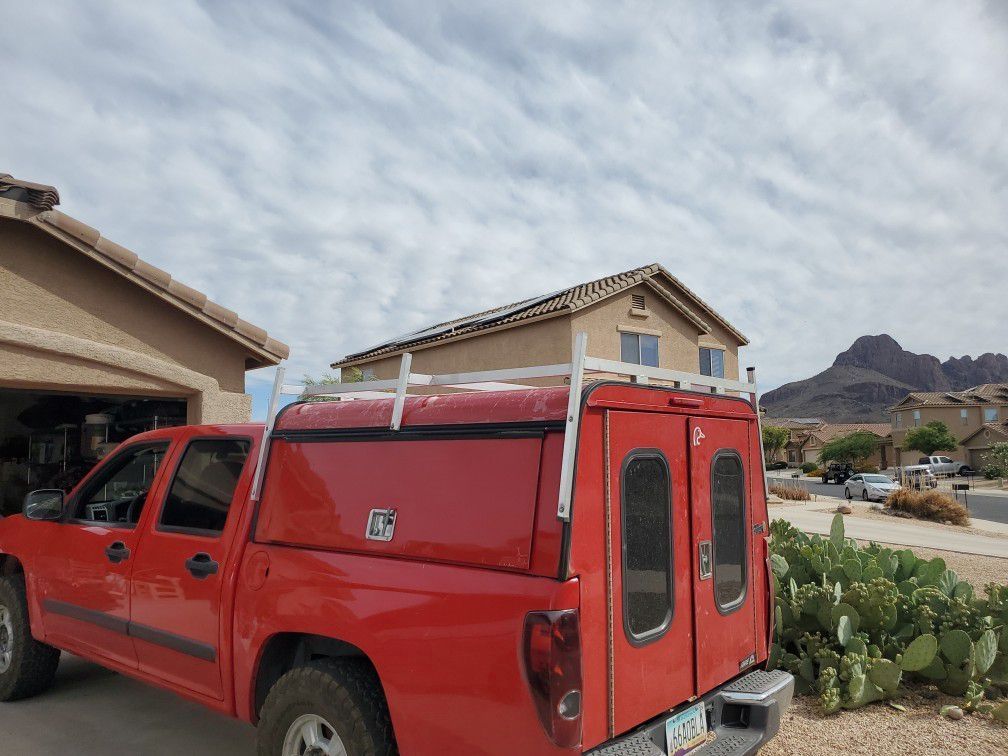 Camper Shell With Tool Box